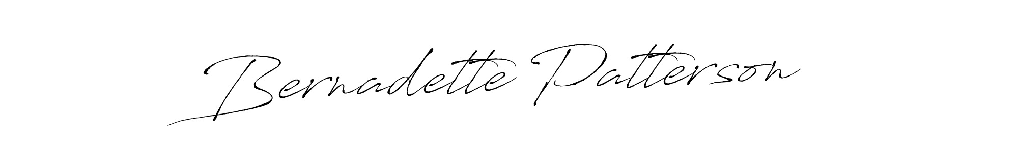 Make a beautiful signature design for name Bernadette Patterson. With this signature (Antro_Vectra) style, you can create a handwritten signature for free. Bernadette Patterson signature style 6 images and pictures png