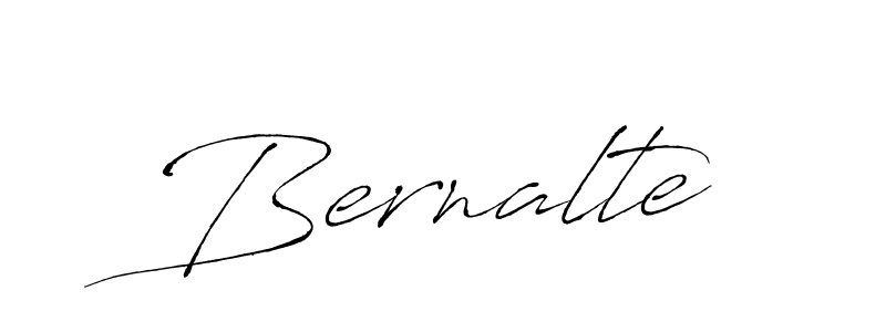 How to make Bernalte signature? Antro_Vectra is a professional autograph style. Create handwritten signature for Bernalte name. Bernalte signature style 6 images and pictures png