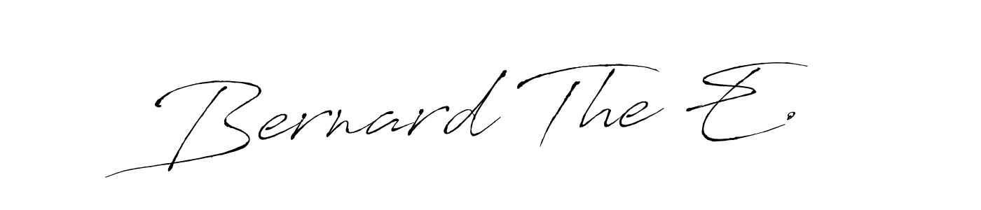 How to make Bernard The E. signature? Antro_Vectra is a professional autograph style. Create handwritten signature for Bernard The E. name. Bernard The E. signature style 6 images and pictures png