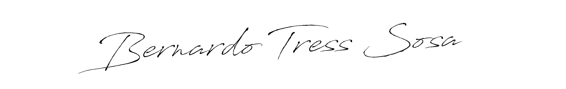How to make Bernardo Tress Sosa signature? Antro_Vectra is a professional autograph style. Create handwritten signature for Bernardo Tress Sosa name. Bernardo Tress Sosa signature style 6 images and pictures png