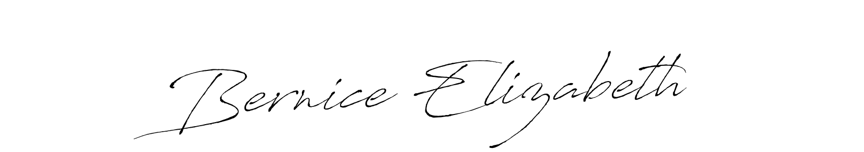 Create a beautiful signature design for name Bernice Elizabeth. With this signature (Antro_Vectra) fonts, you can make a handwritten signature for free. Bernice Elizabeth signature style 6 images and pictures png