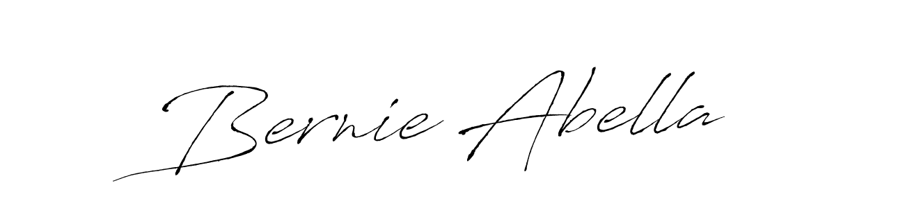 How to make Bernie Abella signature? Antro_Vectra is a professional autograph style. Create handwritten signature for Bernie Abella name. Bernie Abella signature style 6 images and pictures png