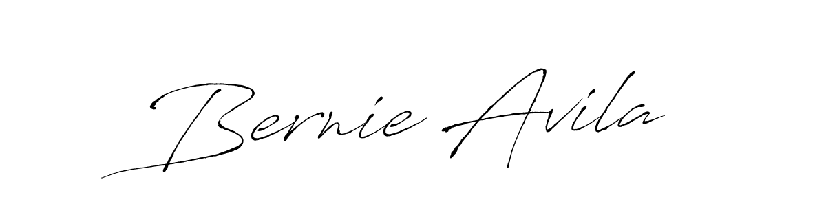 You should practise on your own different ways (Antro_Vectra) to write your name (Bernie Avila) in signature. don't let someone else do it for you. Bernie Avila signature style 6 images and pictures png