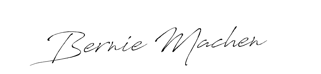 How to make Bernie Machen signature? Antro_Vectra is a professional autograph style. Create handwritten signature for Bernie Machen name. Bernie Machen signature style 6 images and pictures png