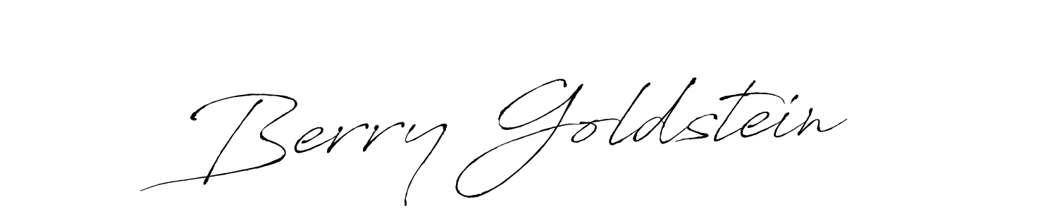 Design your own signature with our free online signature maker. With this signature software, you can create a handwritten (Antro_Vectra) signature for name Berry Goldstein. Berry Goldstein signature style 6 images and pictures png