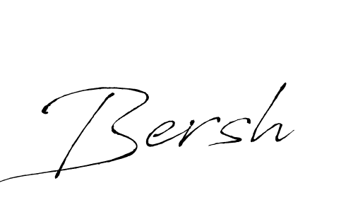 How to Draw Bersh signature style? Antro_Vectra is a latest design signature styles for name Bersh. Bersh signature style 6 images and pictures png