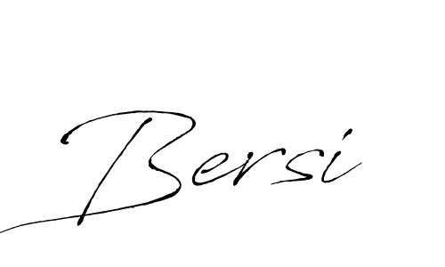 Design your own signature with our free online signature maker. With this signature software, you can create a handwritten (Antro_Vectra) signature for name Bersi. Bersi signature style 6 images and pictures png