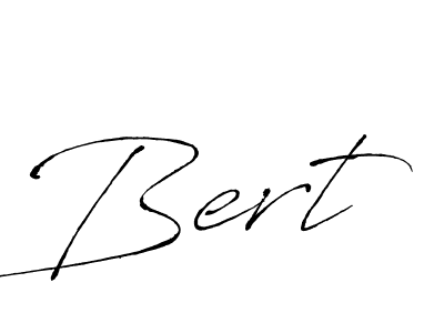 Use a signature maker to create a handwritten signature online. With this signature software, you can design (Antro_Vectra) your own signature for name Bert. Bert signature style 6 images and pictures png