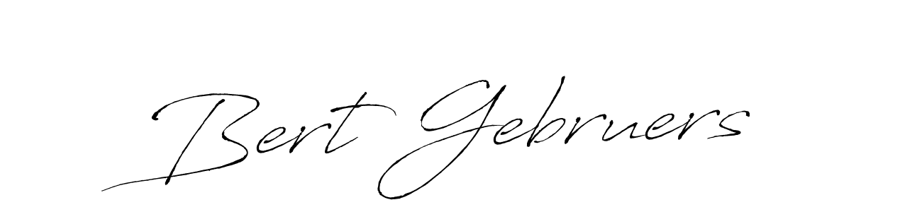 Use a signature maker to create a handwritten signature online. With this signature software, you can design (Antro_Vectra) your own signature for name Bert Gebruers. Bert Gebruers signature style 6 images and pictures png