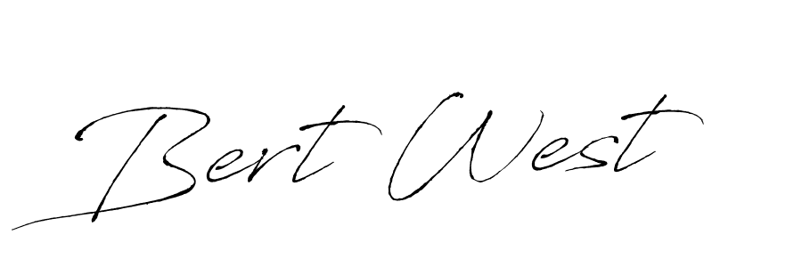 You should practise on your own different ways (Antro_Vectra) to write your name (Bert West) in signature. don't let someone else do it for you. Bert West signature style 6 images and pictures png