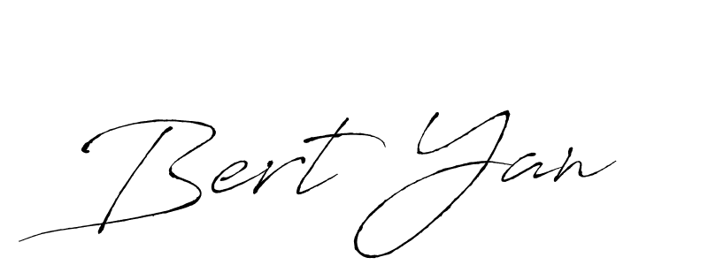 Design your own signature with our free online signature maker. With this signature software, you can create a handwritten (Antro_Vectra) signature for name Bert Yan. Bert Yan signature style 6 images and pictures png