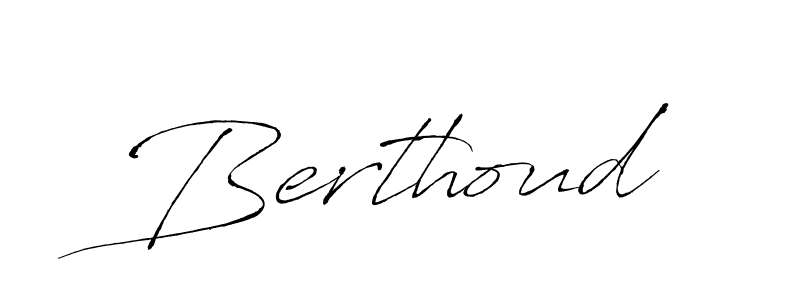 Berthoud stylish signature style. Best Handwritten Sign (Antro_Vectra) for my name. Handwritten Signature Collection Ideas for my name Berthoud. Berthoud signature style 6 images and pictures png