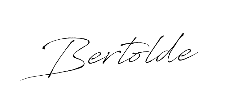 Make a beautiful signature design for name Bertolde. With this signature (Antro_Vectra) style, you can create a handwritten signature for free. Bertolde signature style 6 images and pictures png