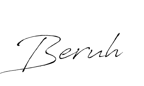How to Draw Beruh signature style? Antro_Vectra is a latest design signature styles for name Beruh. Beruh signature style 6 images and pictures png