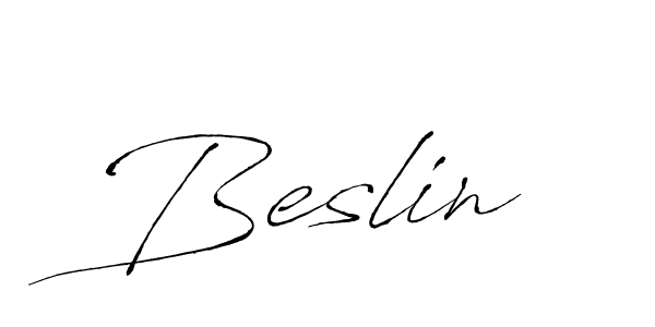 You should practise on your own different ways (Antro_Vectra) to write your name (Beslin) in signature. don't let someone else do it for you. Beslin signature style 6 images and pictures png