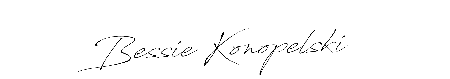 Similarly Antro_Vectra is the best handwritten signature design. Signature creator online .You can use it as an online autograph creator for name Bessie Konopelski. Bessie Konopelski signature style 6 images and pictures png