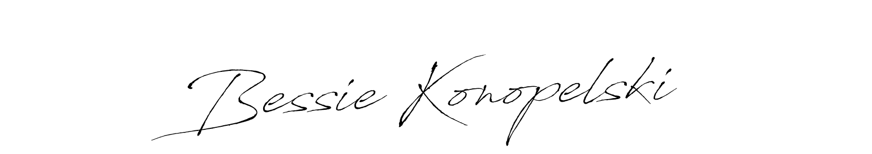 Similarly Antro_Vectra is the best handwritten signature design. Signature creator online .You can use it as an online autograph creator for name Bessie Konopelski. Bessie Konopelski signature style 6 images and pictures png