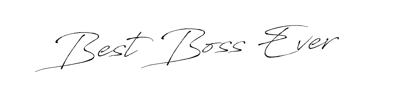 Best Boss Ever stylish signature style. Best Handwritten Sign (Antro_Vectra) for my name. Handwritten Signature Collection Ideas for my name Best Boss Ever. Best Boss Ever signature style 6 images and pictures png