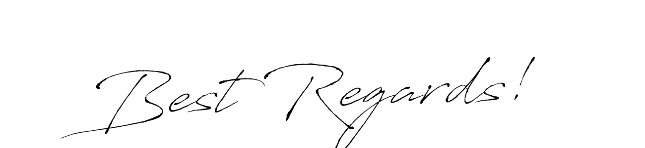 Use a signature maker to create a handwritten signature online. With this signature software, you can design (Antro_Vectra) your own signature for name Best Regards!. Best Regards! signature style 6 images and pictures png