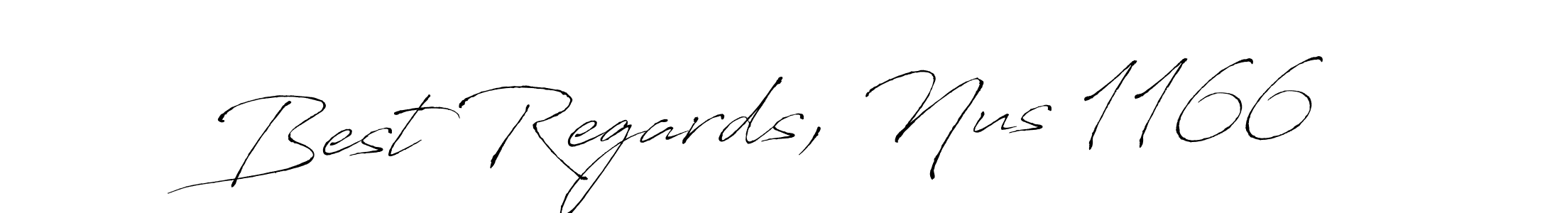 Make a beautiful signature design for name Best Regards, Nus 1166. With this signature (Antro_Vectra) style, you can create a handwritten signature for free. Best Regards, Nus 1166 signature style 6 images and pictures png