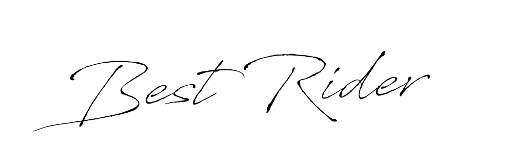 Also we have Best Rider name is the best signature style. Create professional handwritten signature collection using Antro_Vectra autograph style. Best Rider signature style 6 images and pictures png