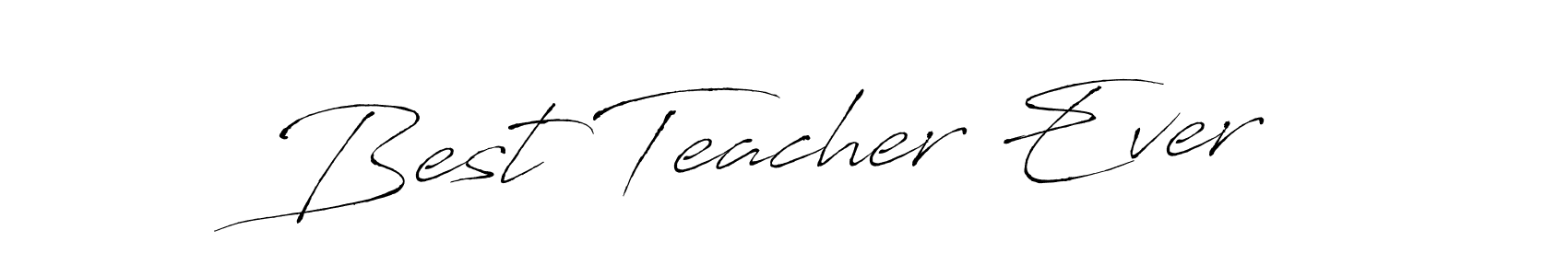 The best way (Antro_Vectra) to make a short signature is to pick only two or three words in your name. The name Best Teacher Ever include a total of six letters. For converting this name. Best Teacher Ever signature style 6 images and pictures png