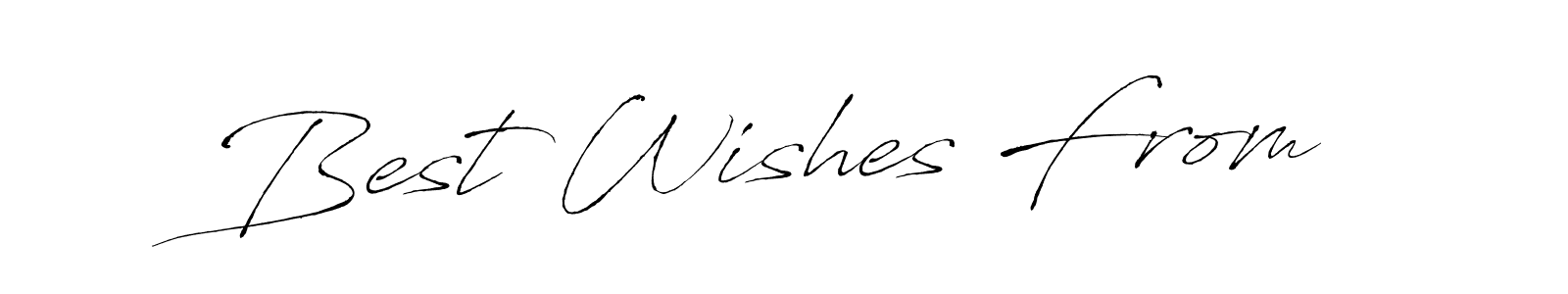 The best way (Antro_Vectra) to make a short signature is to pick only two or three words in your name. The name Best Wishes From include a total of six letters. For converting this name. Best Wishes From signature style 6 images and pictures png