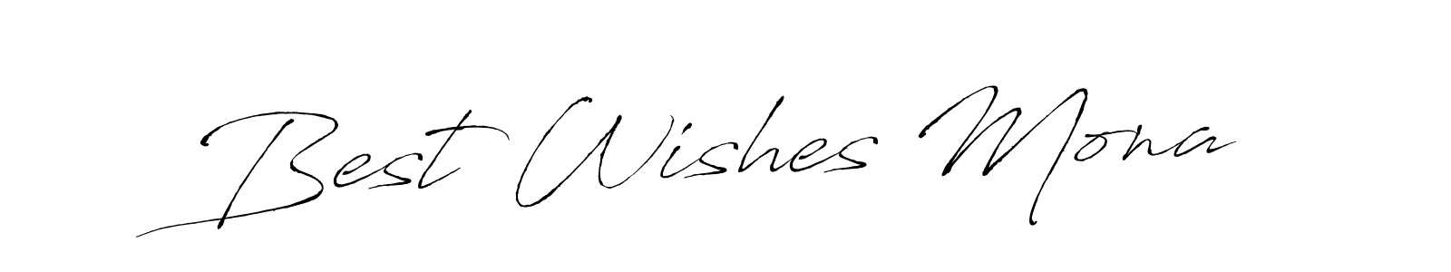 Antro_Vectra is a professional signature style that is perfect for those who want to add a touch of class to their signature. It is also a great choice for those who want to make their signature more unique. Get Best Wishes Mona name to fancy signature for free. Best Wishes Mona signature style 6 images and pictures png