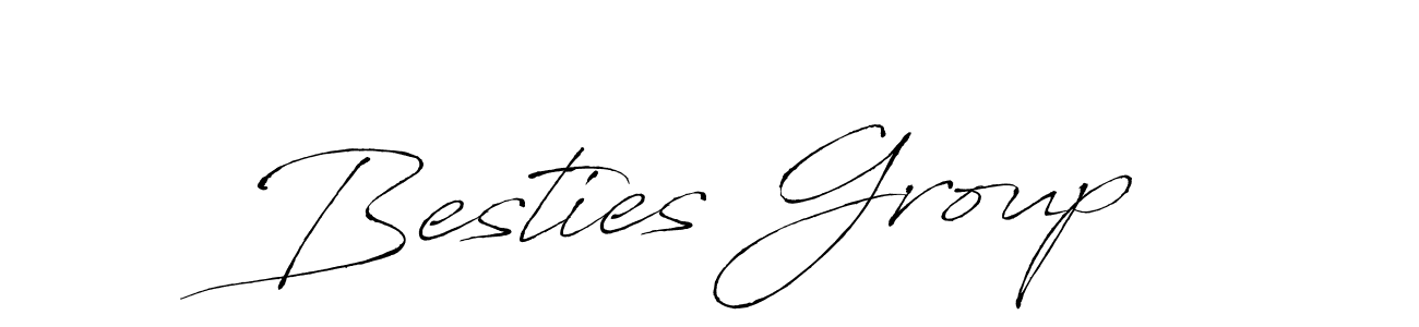 Also we have Besties Group name is the best signature style. Create professional handwritten signature collection using Antro_Vectra autograph style. Besties Group signature style 6 images and pictures png