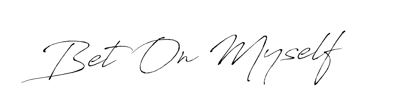 Make a beautiful signature design for name Bet On Myself. Use this online signature maker to create a handwritten signature for free. Bet On Myself signature style 6 images and pictures png