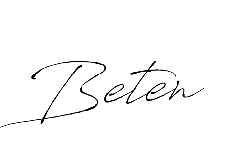 Also we have Beten name is the best signature style. Create professional handwritten signature collection using Antro_Vectra autograph style. Beten signature style 6 images and pictures png