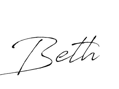 The best way (Antro_Vectra) to make a short signature is to pick only two or three words in your name. The name Beth include a total of six letters. For converting this name. Beth signature style 6 images and pictures png