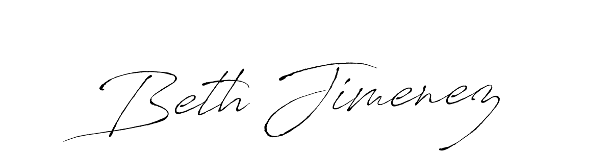 Create a beautiful signature design for name Beth Jimenez. With this signature (Antro_Vectra) fonts, you can make a handwritten signature for free. Beth Jimenez signature style 6 images and pictures png