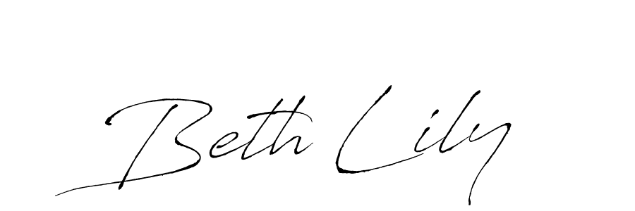 Also we have Beth Lily name is the best signature style. Create professional handwritten signature collection using Antro_Vectra autograph style. Beth Lily signature style 6 images and pictures png