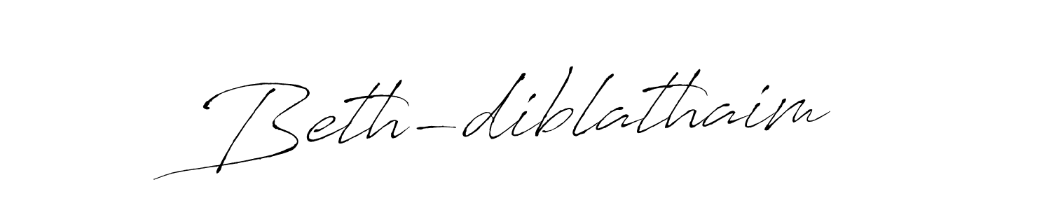 Also we have Beth-diblathaim name is the best signature style. Create professional handwritten signature collection using Antro_Vectra autograph style. Beth-diblathaim signature style 6 images and pictures png