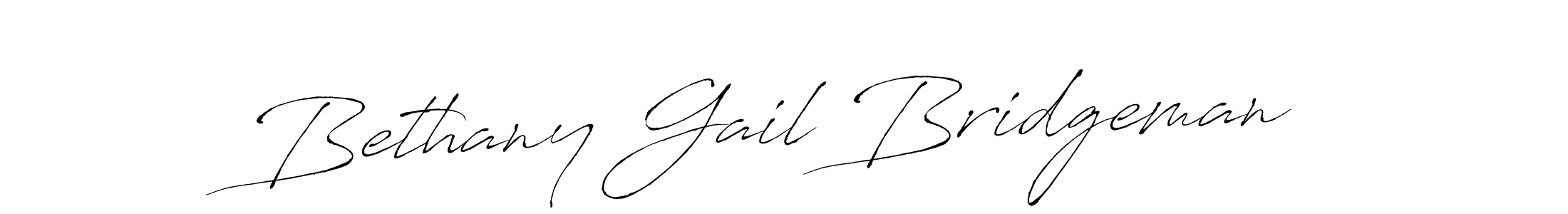 Create a beautiful signature design for name Bethany Gail Bridgeman. With this signature (Antro_Vectra) fonts, you can make a handwritten signature for free. Bethany Gail Bridgeman signature style 6 images and pictures png
