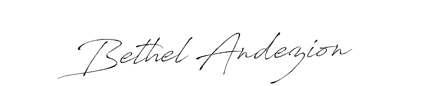 Create a beautiful signature design for name Bethel Andezion. With this signature (Antro_Vectra) fonts, you can make a handwritten signature for free. Bethel Andezion signature style 6 images and pictures png