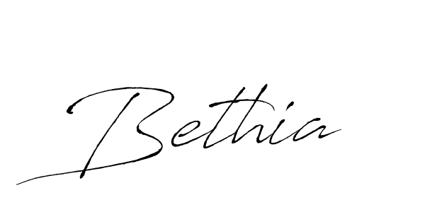 Create a beautiful signature design for name Bethia. With this signature (Antro_Vectra) fonts, you can make a handwritten signature for free. Bethia signature style 6 images and pictures png