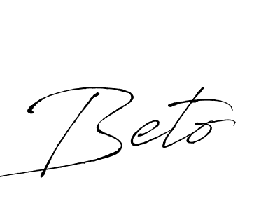 Beto stylish signature style. Best Handwritten Sign (Antro_Vectra) for my name. Handwritten Signature Collection Ideas for my name Beto. Beto signature style 6 images and pictures png