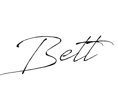 The best way (Antro_Vectra) to make a short signature is to pick only two or three words in your name. The name Bett include a total of six letters. For converting this name. Bett signature style 6 images and pictures png
