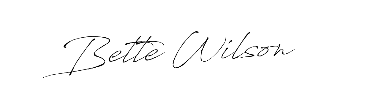It looks lik you need a new signature style for name Bette Wilson. Design unique handwritten (Antro_Vectra) signature with our free signature maker in just a few clicks. Bette Wilson signature style 6 images and pictures png