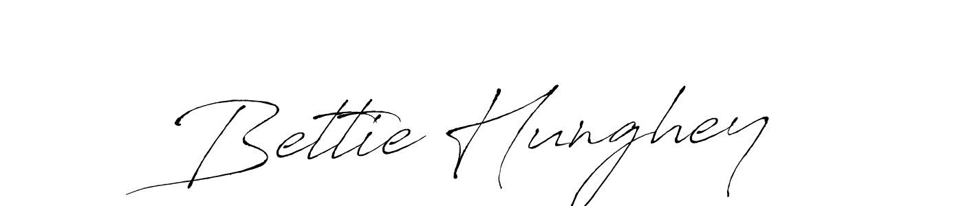 Design your own signature with our free online signature maker. With this signature software, you can create a handwritten (Antro_Vectra) signature for name Bettie Hunghey. Bettie Hunghey signature style 6 images and pictures png