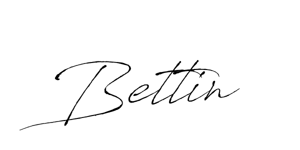Make a beautiful signature design for name Bettin. With this signature (Antro_Vectra) style, you can create a handwritten signature for free. Bettin signature style 6 images and pictures png