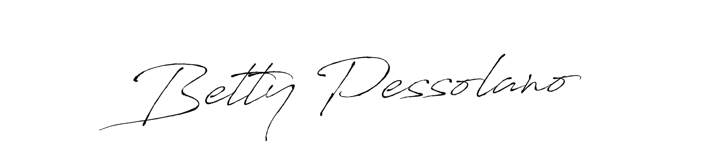 Similarly Antro_Vectra is the best handwritten signature design. Signature creator online .You can use it as an online autograph creator for name Betty Pessolano. Betty Pessolano signature style 6 images and pictures png