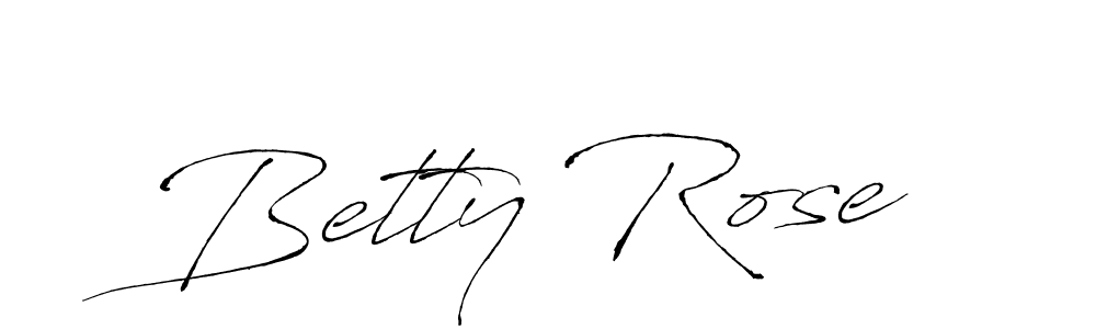 The best way (Antro_Vectra) to make a short signature is to pick only two or three words in your name. The name Betty Rose include a total of six letters. For converting this name. Betty Rose signature style 6 images and pictures png