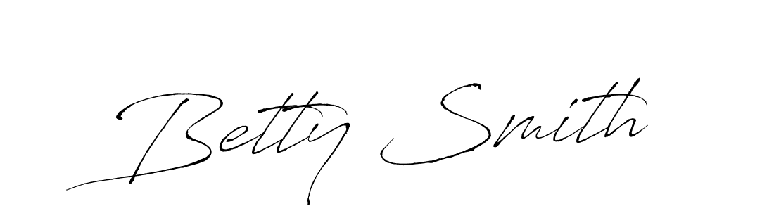 Design your own signature with our free online signature maker. With this signature software, you can create a handwritten (Antro_Vectra) signature for name Betty Smith. Betty Smith signature style 6 images and pictures png