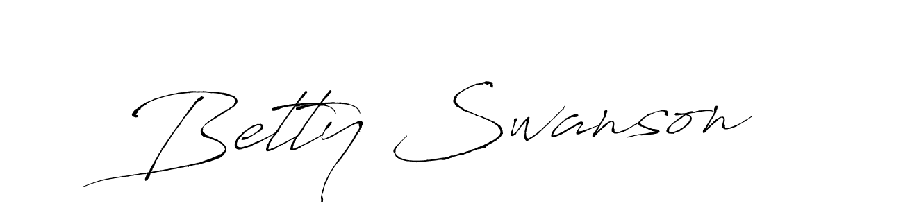 You should practise on your own different ways (Antro_Vectra) to write your name (Betty Swanson) in signature. don't let someone else do it for you. Betty Swanson signature style 6 images and pictures png