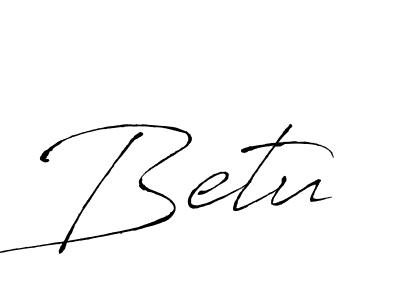 Antro_Vectra is a professional signature style that is perfect for those who want to add a touch of class to their signature. It is also a great choice for those who want to make their signature more unique. Get Betu name to fancy signature for free. Betu signature style 6 images and pictures png