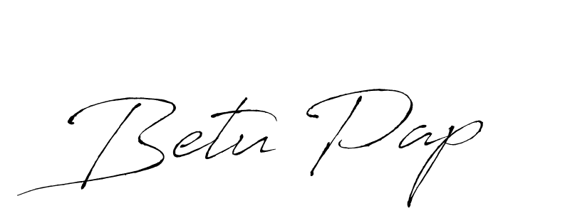 You should practise on your own different ways (Antro_Vectra) to write your name (Betu Pap) in signature. don't let someone else do it for you. Betu Pap signature style 6 images and pictures png