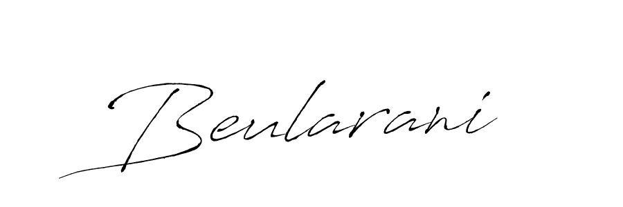 if you are searching for the best signature style for your name Beularani. so please give up your signature search. here we have designed multiple signature styles  using Antro_Vectra. Beularani signature style 6 images and pictures png